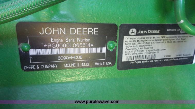 image for item K5171 2009 John Deere 9670 STS RWA combine