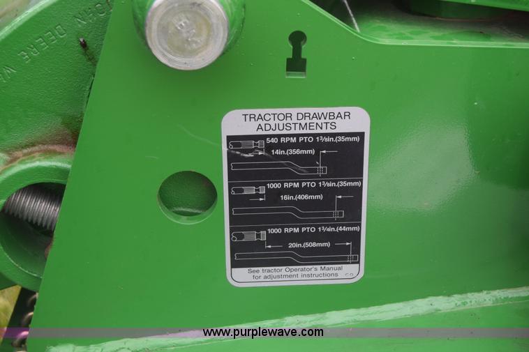 image for item K6542 2014 John Deere CX15 rotary mower