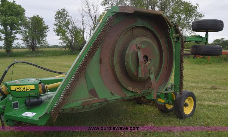 image for item K6542 2014 John Deere CX15 rotary mower