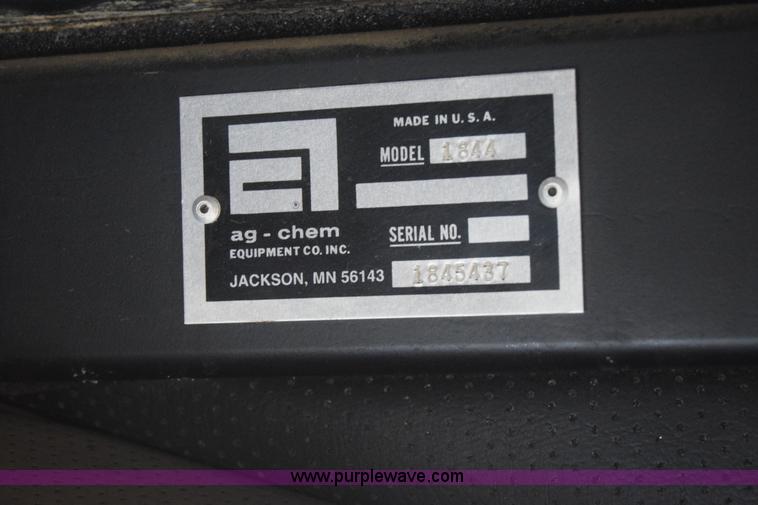 image for item K7495 1996 Ag-Chem TerraGator 1844 self-propelled sprayer