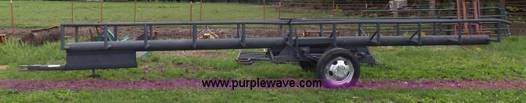 image for item K7940 Shop built hay trailer