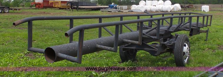 image for item K7940 Shop built hay trailer