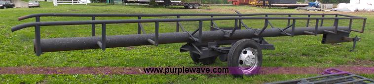 image for item K7940 Shop built hay trailer