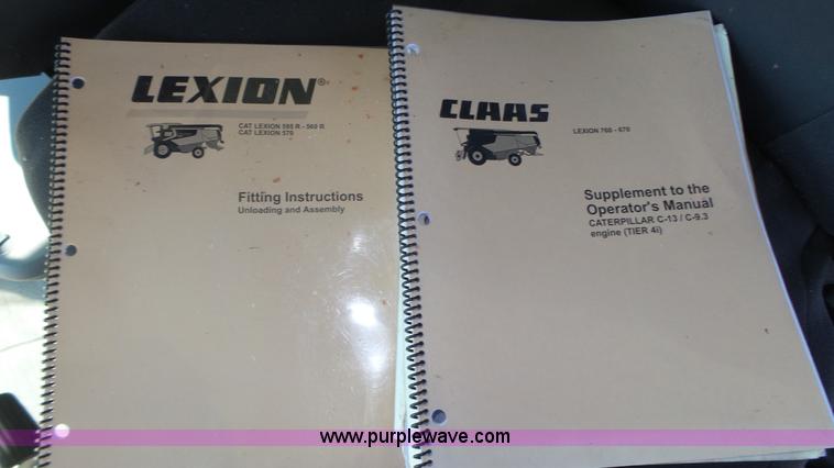 image for item K8262 2012 Claas Lexion 740 combine