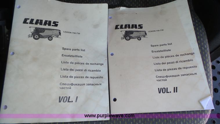 image for item K8262 2012 Claas Lexion 740 combine