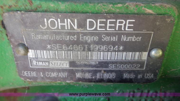 image for item L2116 1982 John Deere 6620 combine