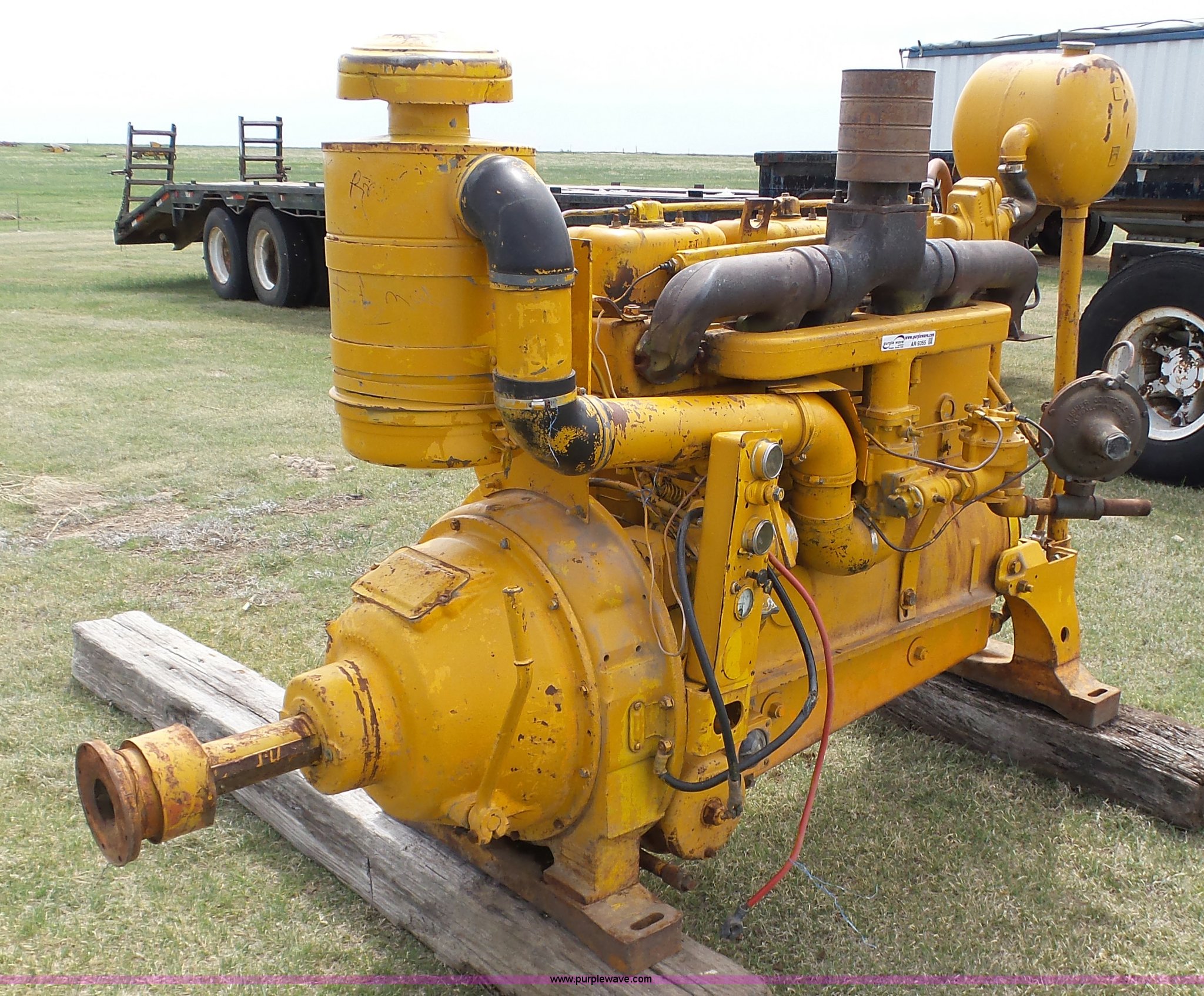 M&M six cylinder natural gas irrigation engine in Tribune, KS Item