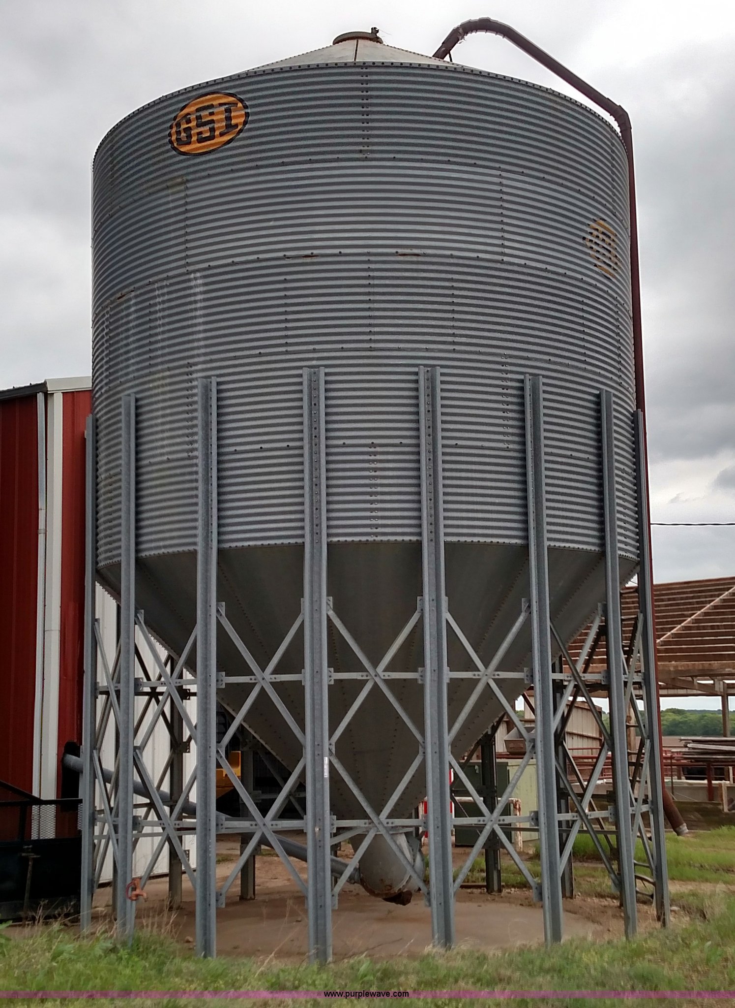 GSI grain bin in Douglass, KS Item BR9356 sold Purple Wave