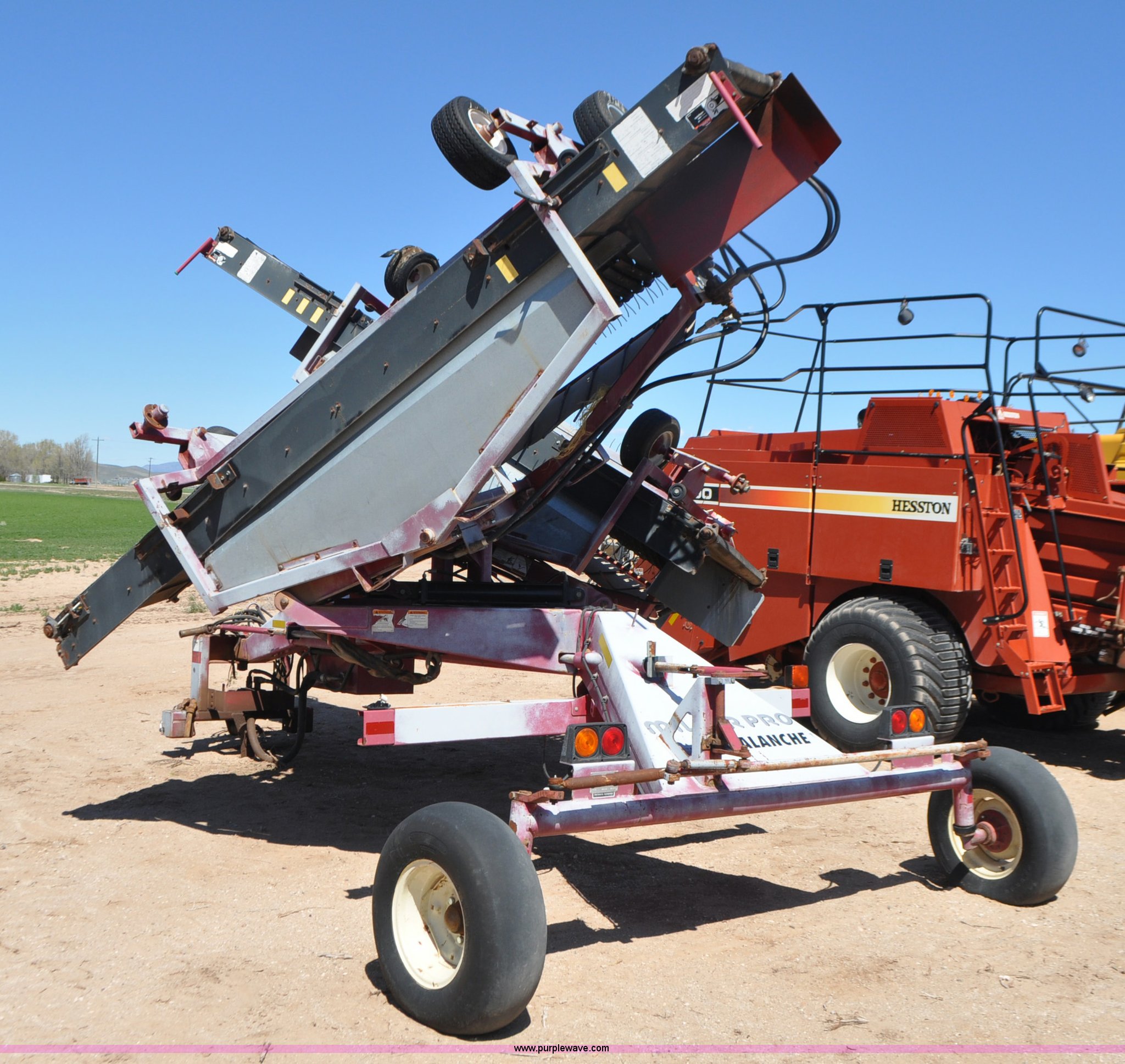 Miller Pro 1416 Avalance hay merger in Beryl, UT Item G7385 sold