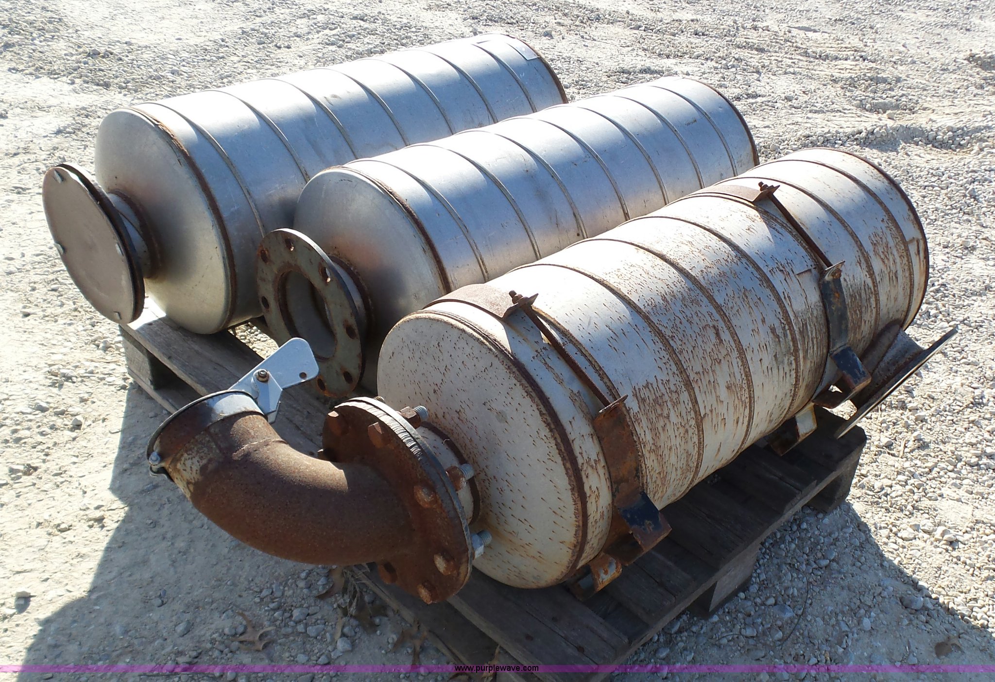 (3) generator mufflers in Marthasville, MO Item K1330 sold Purple Wave