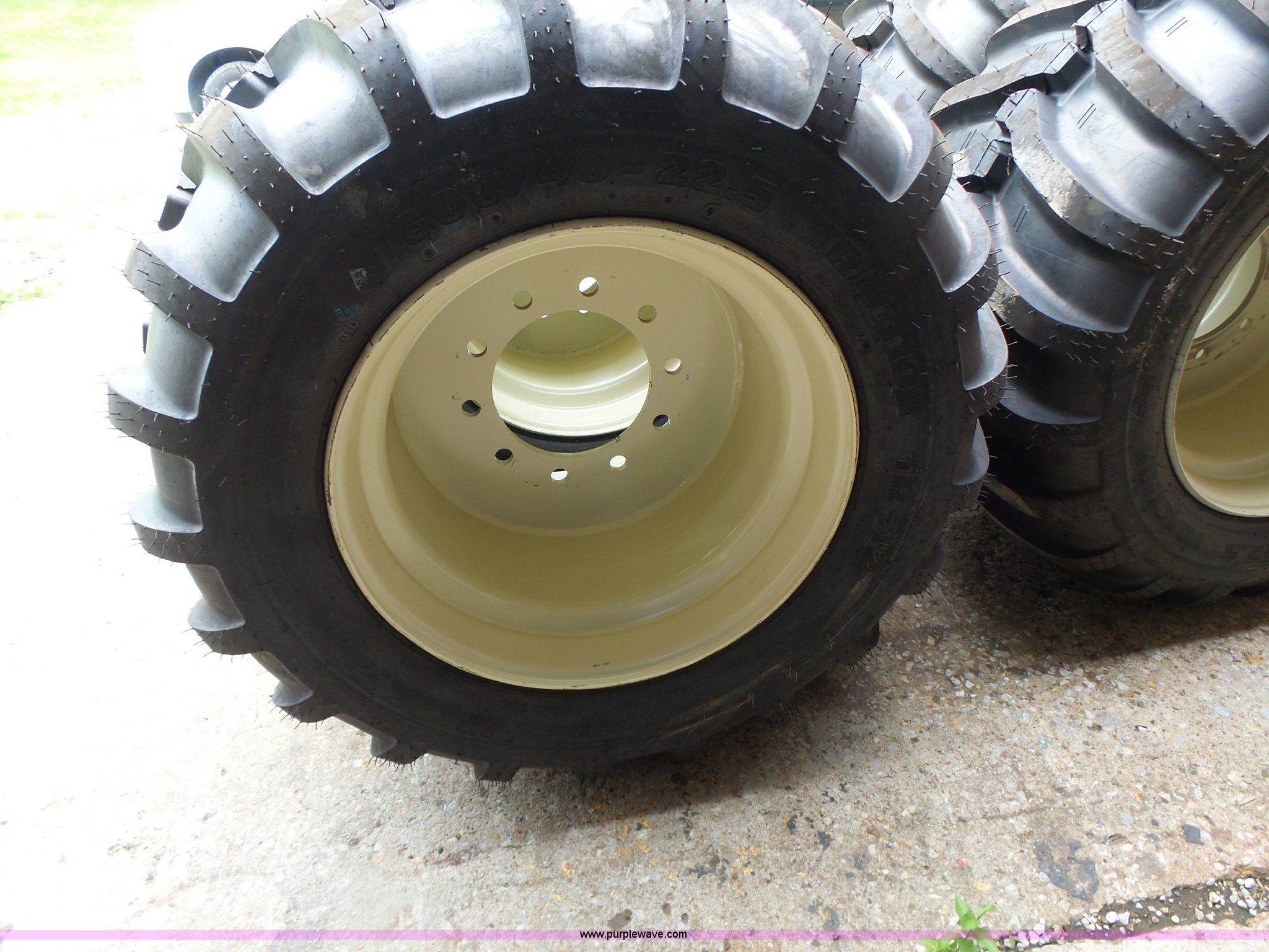 (4) Mitas 600/4022.5 floater tires and wheels in Gallatin, MO Item