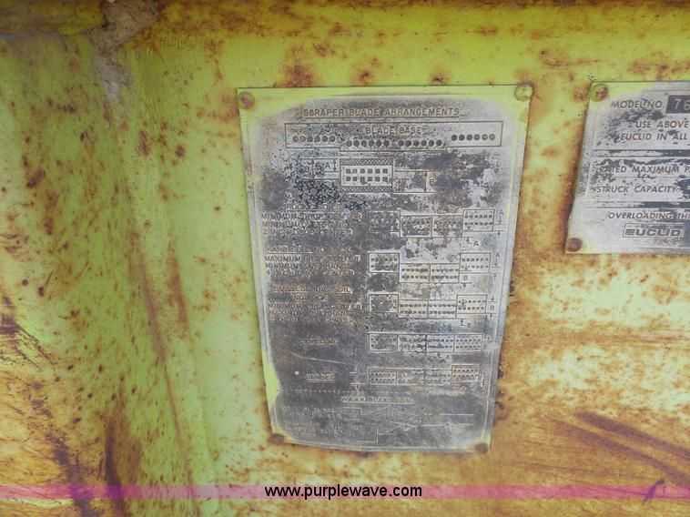 image for item AL9189 1967 Terex S-24 conventional scraper