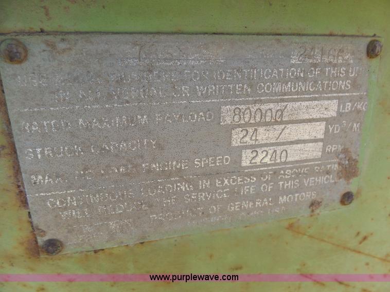 image for item AL9191 Terex TS-24 conventional scraper