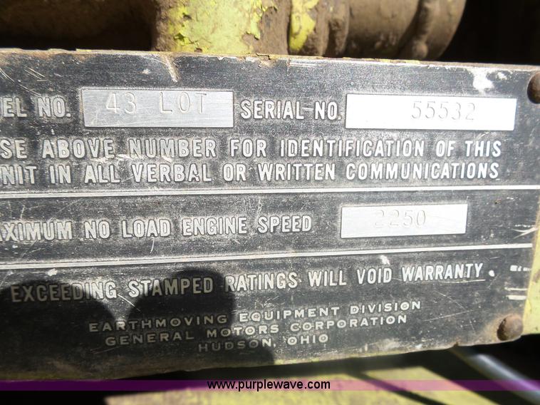 image for item AL9193 1972 Terex TS-24 conventional scraper