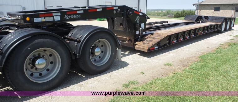 image for item F1308 2012 XL XL110HDG lowboy equipment trailer