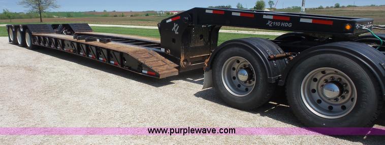 image for item F1308 2012 XL XL110HDG lowboy equipment trailer