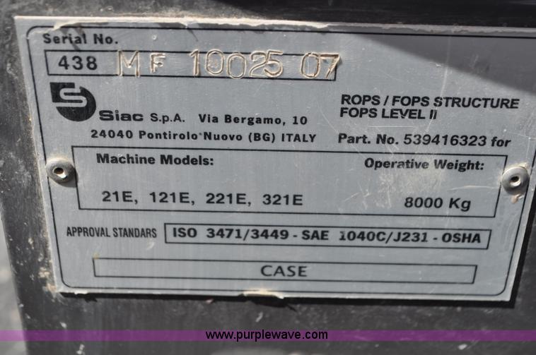 image for item G7347 Case 321E wheel loader