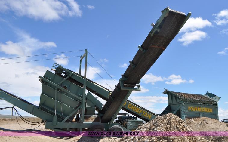 image for item G7351 2002 Power Screen Turbo Chieftain screen