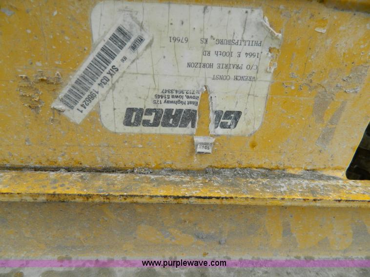 image for item J8952 Gomaco Spanit work bridge