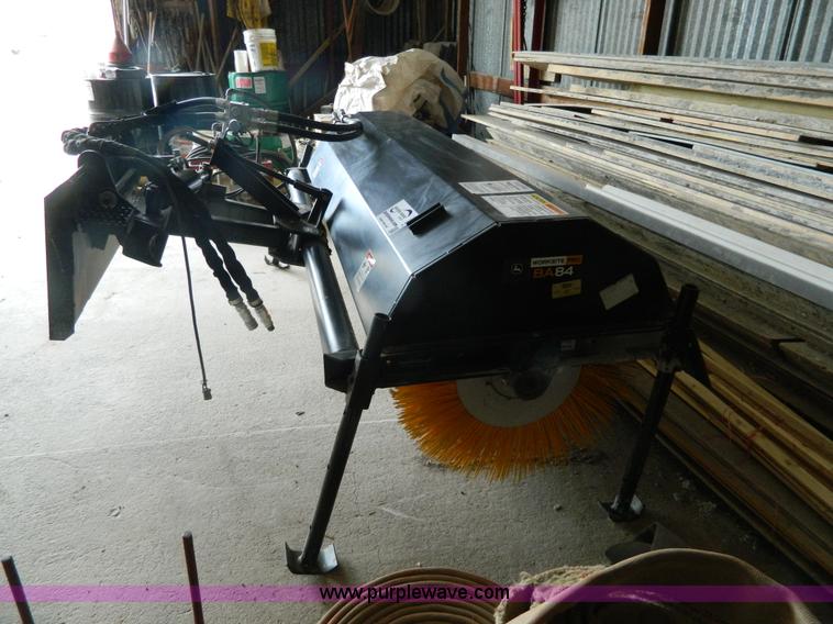 image for item J8963 John Deere BA84 skid steer broom