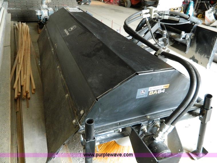 image for item J8963 John Deere BA84 skid steer broom