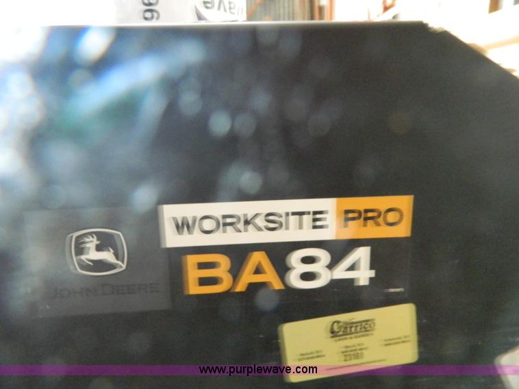 image for item J8963 John Deere BA84 skid steer broom