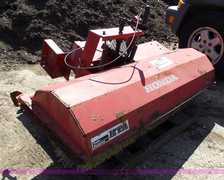 image for item K1324 Honda mower sweeper attachment