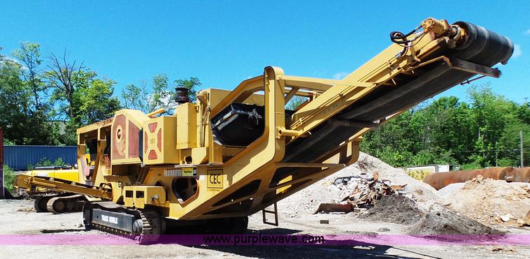 image for item K1373 2006 CEC GII jaw crusher