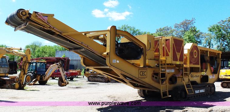 image for item K1373 2006 CEC GII jaw crusher