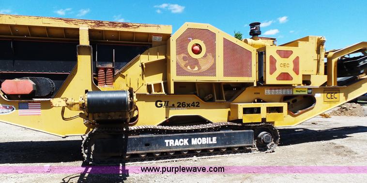 image for item K1373 2006 CEC GII jaw crusher