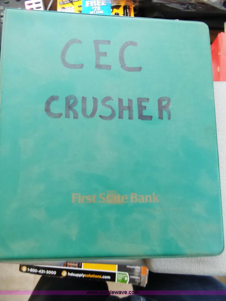 image for item K1373 2006 CEC GII jaw crusher