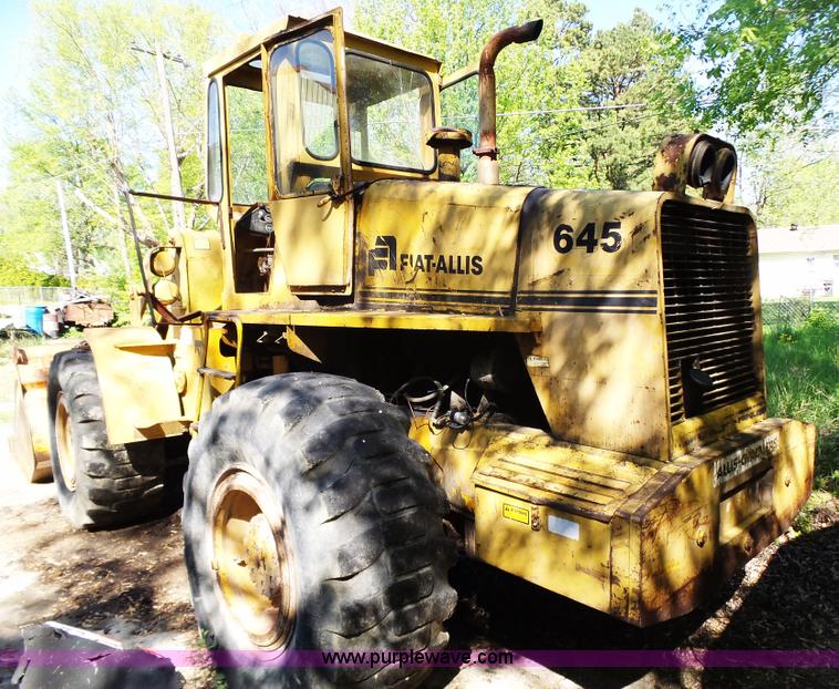 image for item K1376 1968 Fiat-Allis 645 wheel loader