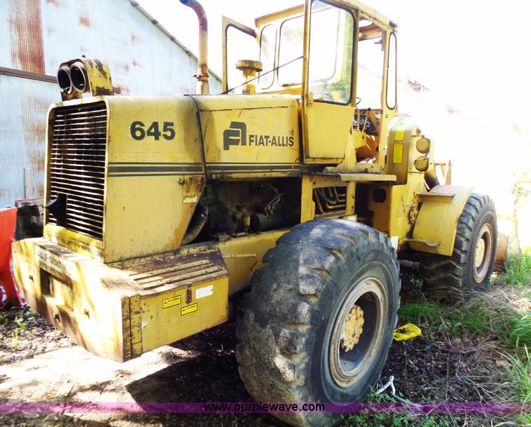 image for item K1376 1968 Fiat-Allis 645 wheel loader