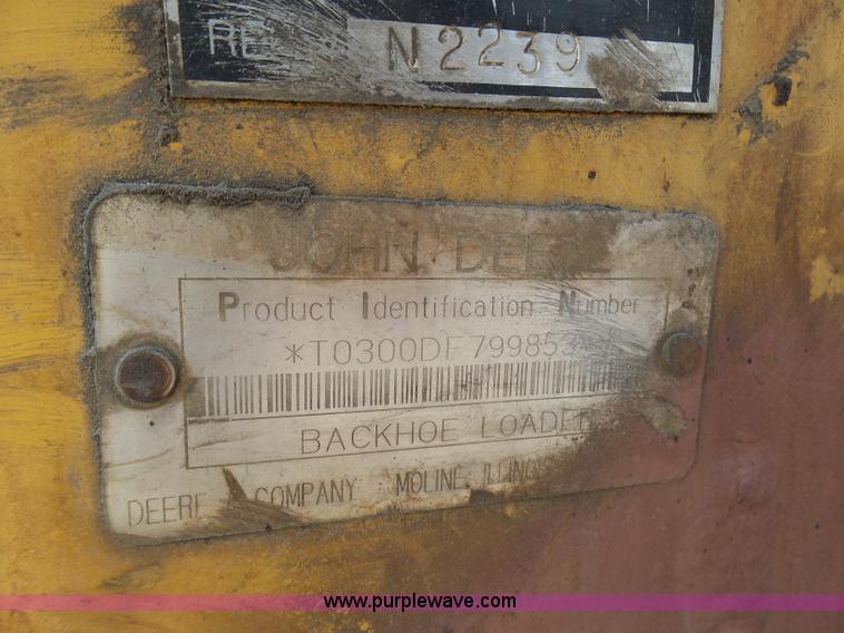 image for item K1378 John Deere 300D backhoe