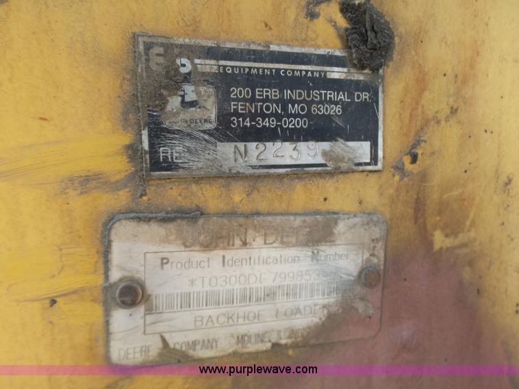 image for item K1378 John Deere 300D backhoe
