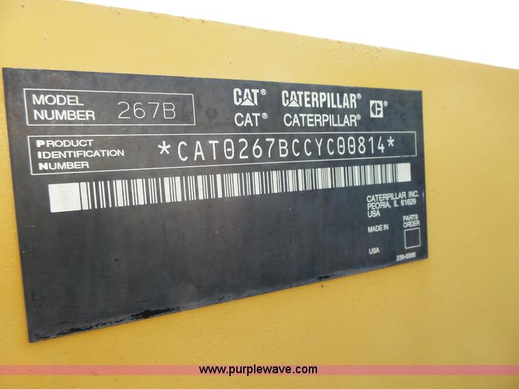 image for item K2248 2005 Caterpillar 267B Turbo skid steer