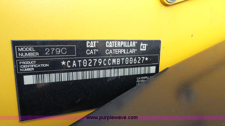 image for item K4186 2009 Caterpillar 279C skid steer