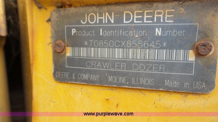 image for item K4515 1999 John Deere 850C WT Series I dozer