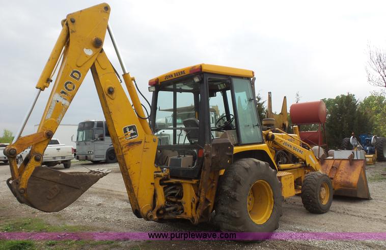 image for item K4589 1992 John Deere 310D backhoe