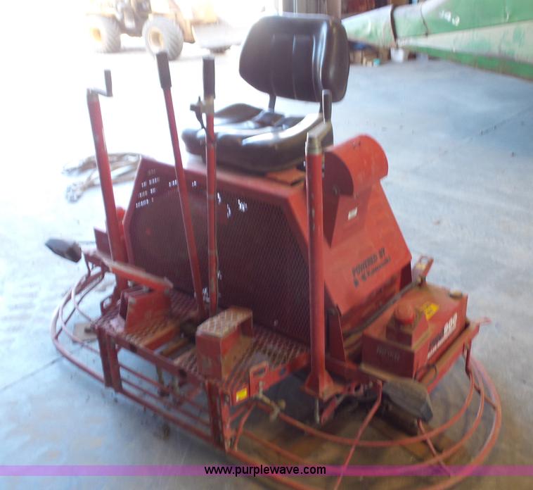 Allen Engineering Razor Back Pro 900 rideon power trowel in Topeka, KS