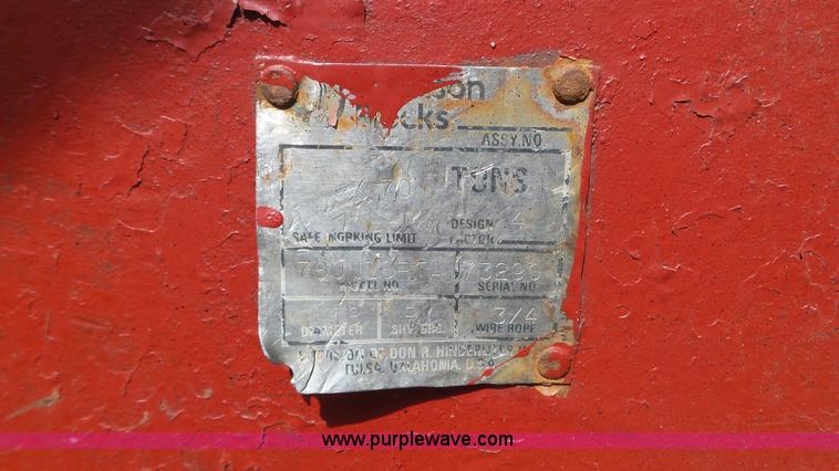 image for item K4677 1970 Link-Belt HC218 truck crane and trailer