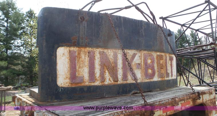 image for item K4677 1970 Link-Belt HC218 truck crane and trailer