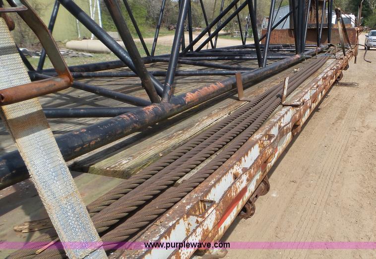 image for item K4677 1970 Link-Belt HC218 truck crane and trailer