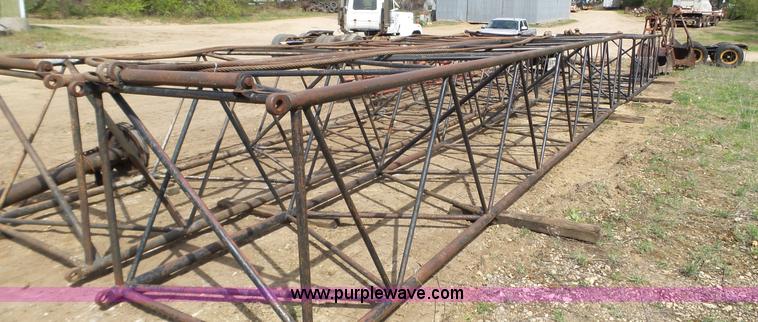 image for item K4677 1970 Link-Belt HC218 truck crane and trailer