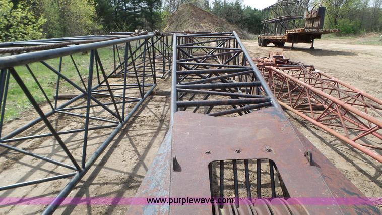 image for item K4677 1970 Link-Belt HC218 truck crane and trailer