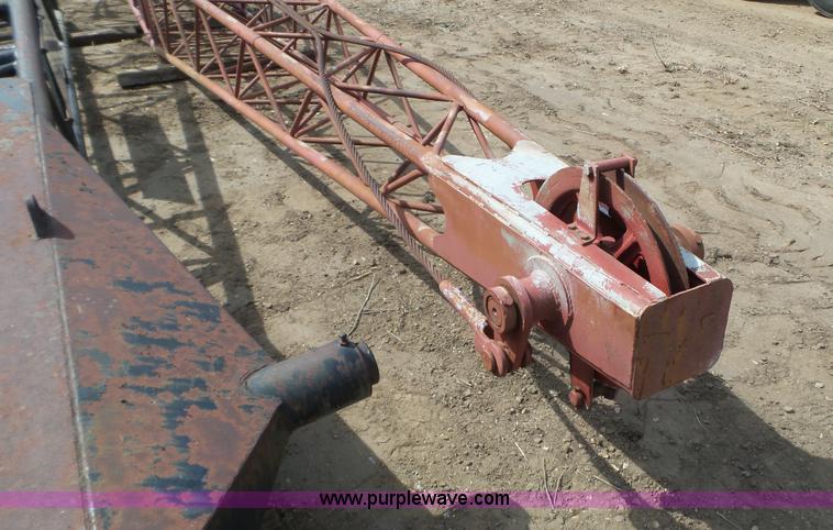 image for item K4677 1970 Link-Belt HC218 truck crane and trailer