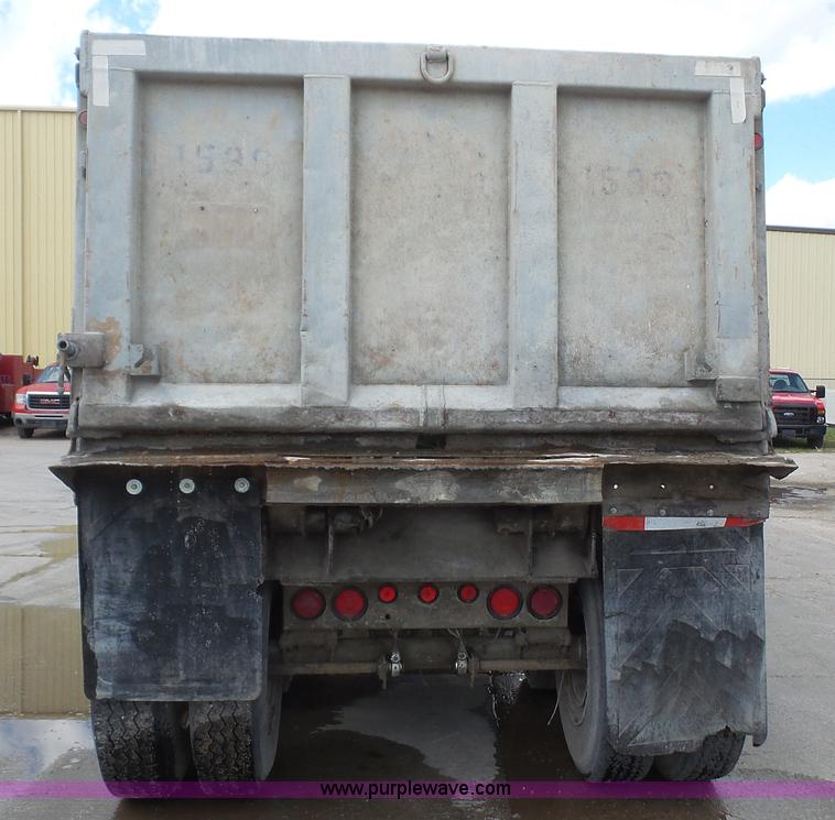 image for item K5220 1998 Hilbilt end dump trailer