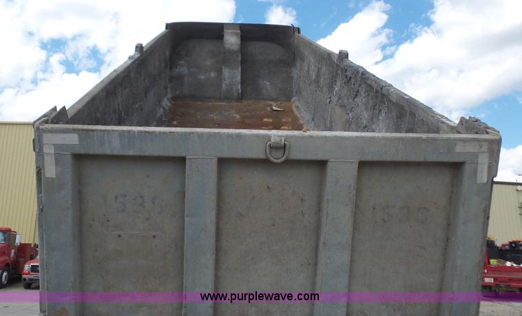 image for item K5220 1998 Hilbilt end dump trailer