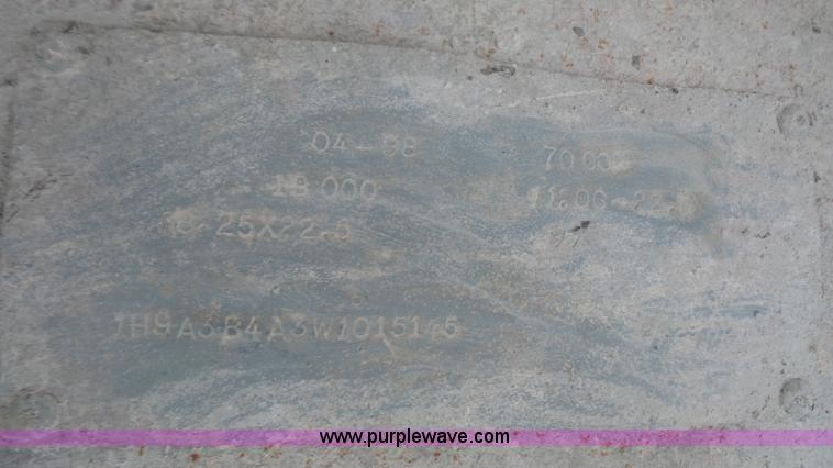 image for item K5220 1998 Hilbilt end dump trailer