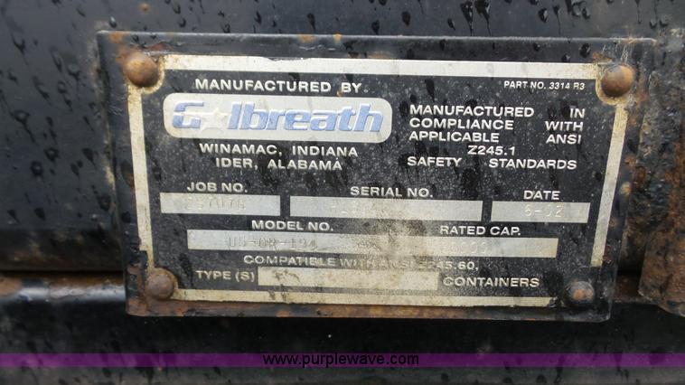 image for item K5231 2003 Mack CV713 roll off truck